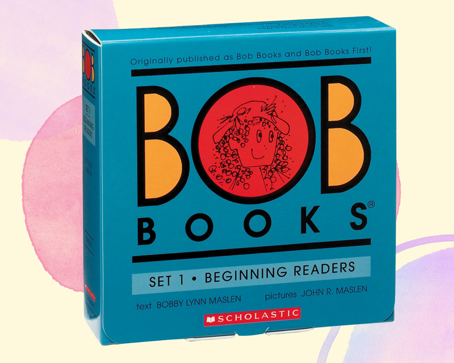 image of bob books; a set of books in a box