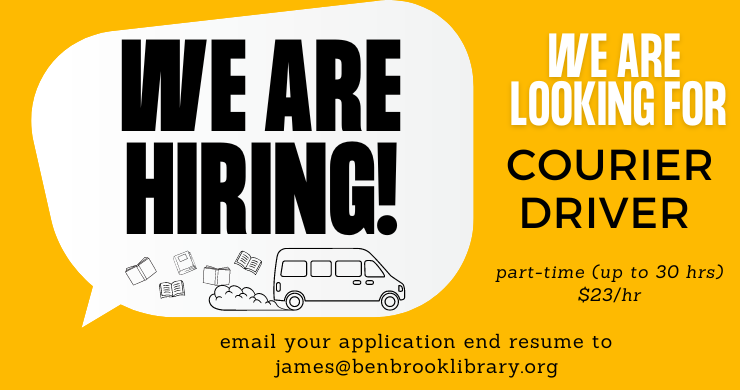 We are hiring a part time courier driver