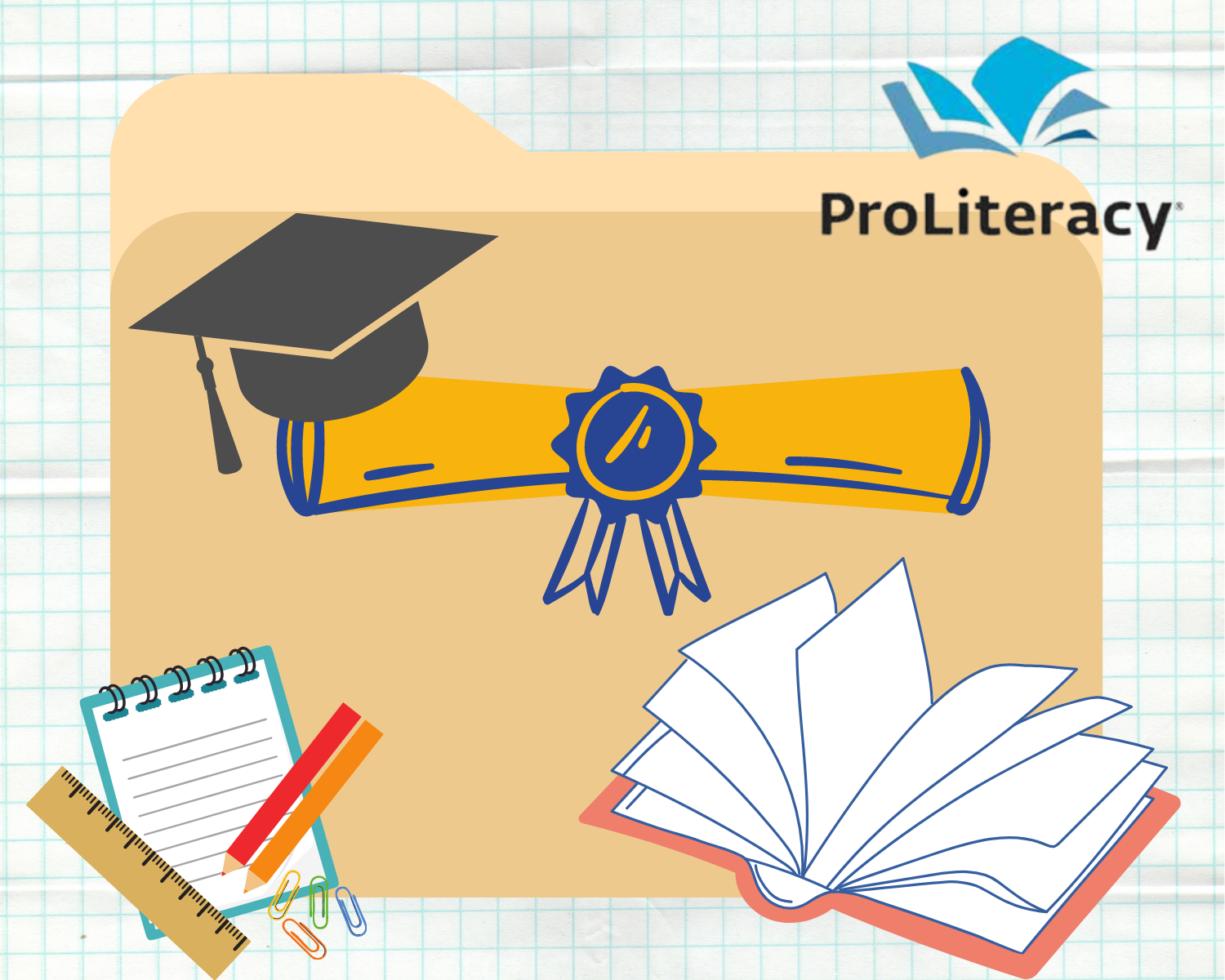 School attributes, ProLiteracy logo