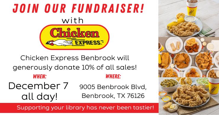 chicken express Benbrook fundraiser December 7 all day