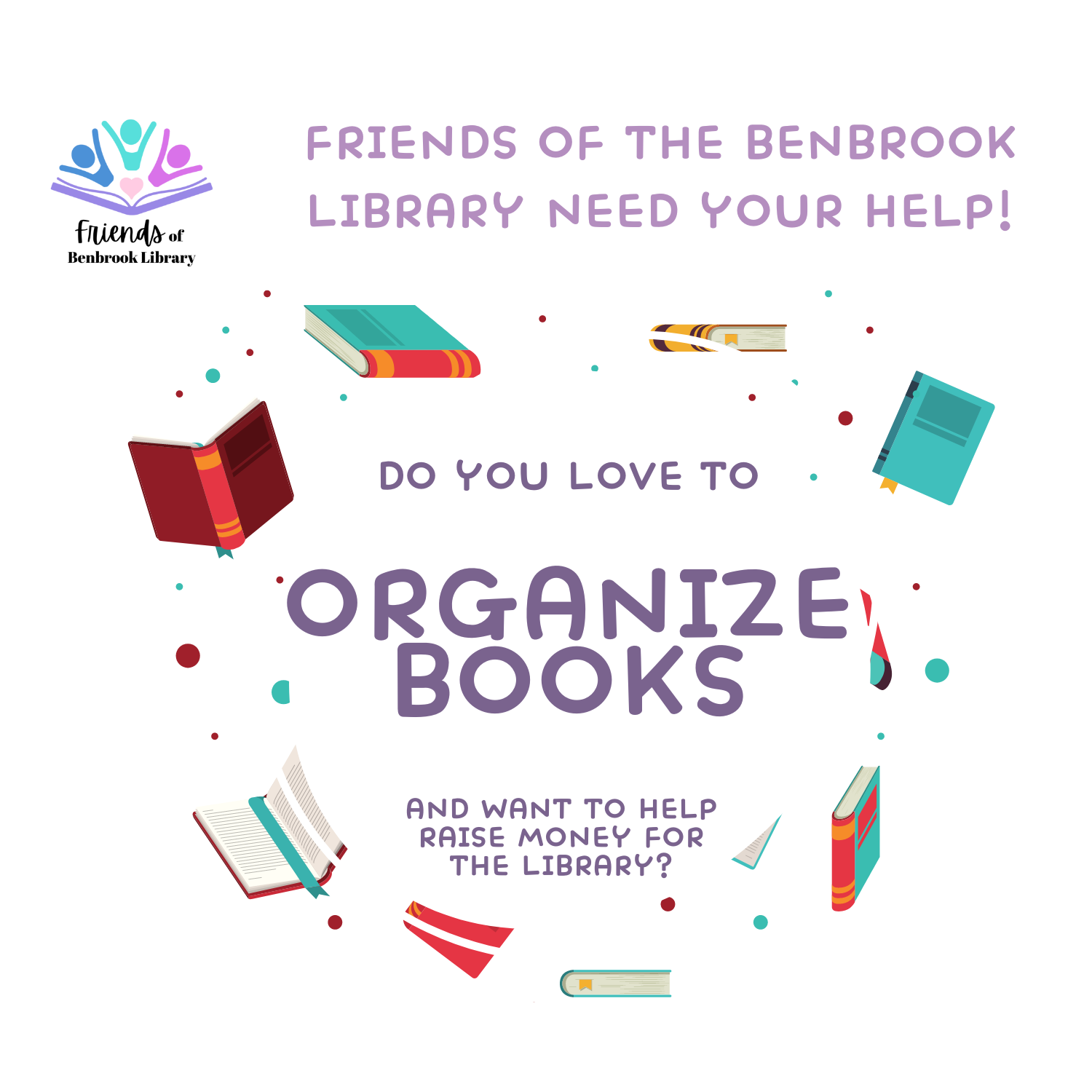 Help the Friends of the Library Today