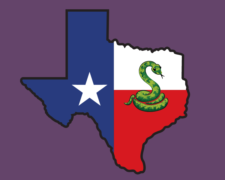 texas and snakes