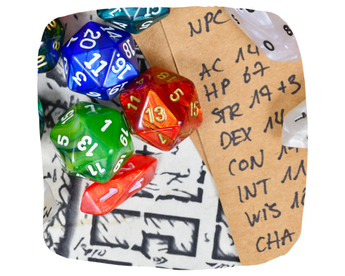 Image of D&D supplies