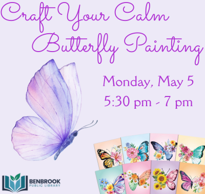 Butterfly painting craft