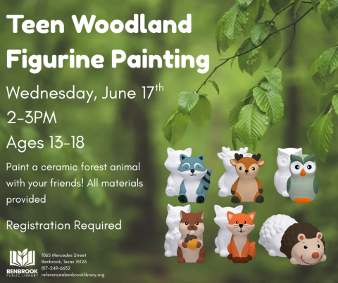 Teen Woodland Figurine Painting