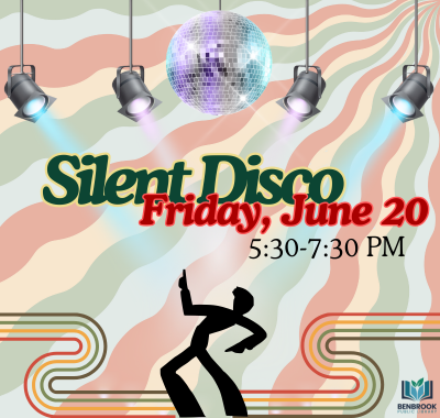 Silent Disco, Friday, June 20, 5:30 pm - 7:30 pm