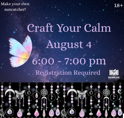 Craft Your Calm August 4 6:00 pm - 7 pm